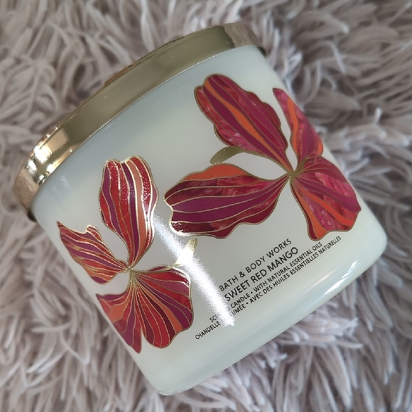 Bath & Body Works Other - BBW 🥭 Sweet Red Mango 3 Wick Candle